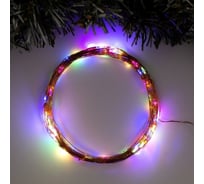 Гирлянда-нить Luazon ROSA, IP20, 10 м, Н.М. LED-100-12V, БП в комплекте, фиксинг, мульти 5198362