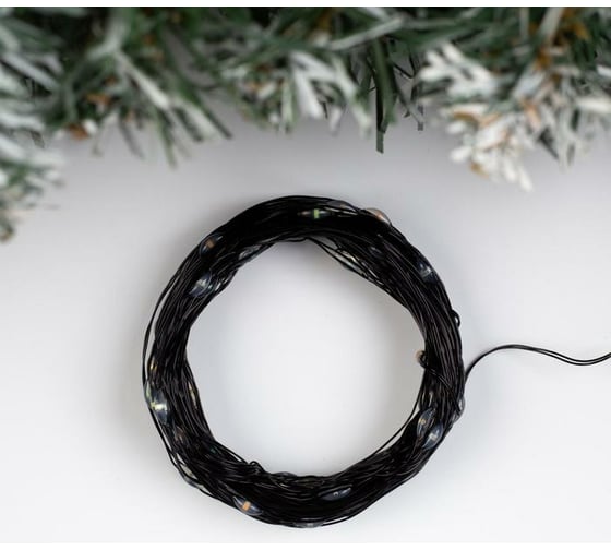 Гирлянда-нить Luazon ROSA, IP20, 10 м, Н.Ч. LED-100-12V, БП в комплекте, фиксинг, мульти 5198365