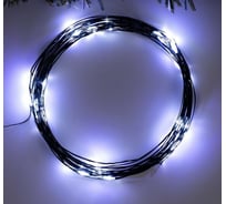 Гирлянда-нить Luazon ROSA, IP20, 5 м, Н.З. LED-50-4.5V, 3хАА, 2 режима, белый 5198326