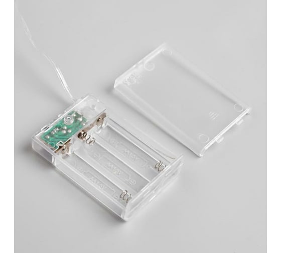 Гирлянда-нить Luazon ROSA, IP20, 5 м, Н.З. LED-50-4.5V, 3хАА, 2 режима, мультиколор 5198325