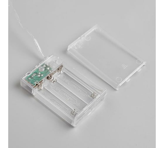 Гирлянда-нить Luazon ROSA, IP20, 5 м, Н.С. LED-50-4.5V, 3хАА, 2 режима, синий 5198307