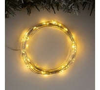 Гирлянда-нить Luazon ROSA, IP20, 5 м, Н.С. LED-50-4.5V, 3хАА, 2 режима, теплый белый/мультиколор 5198316