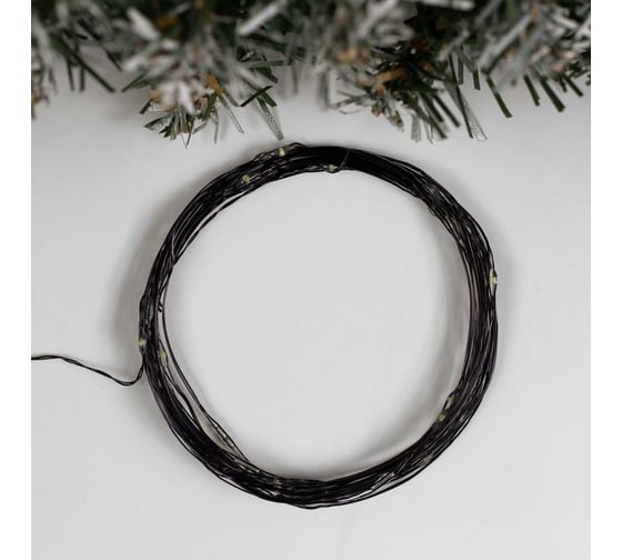 Гирлянда-нить Luazon ROSA, IP20, 5 м, Н.Ч. LED-50-5V, USB, фиксинг, белый 5198347