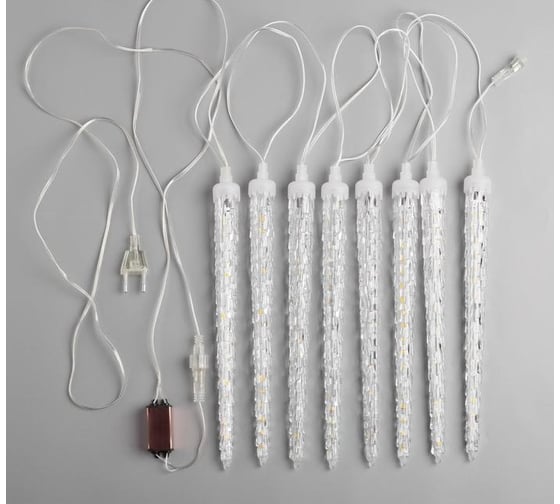 Рифленые сосульки Luazon SPEC УМС-2W LED-192-12V, 8 шт, теплый белый 5248342