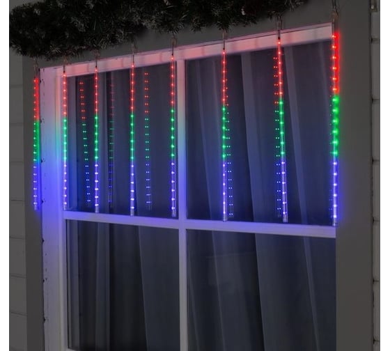 Гирлянда с насадками Luazon Сосульки 3 м, УМС, 45 см, LED-36-220V, мульти 4588013