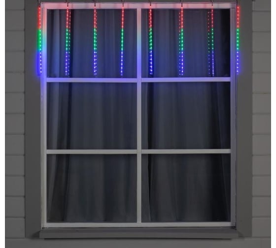 Гирлянда с насадками Luazon Сосульки 3 м, УМС, 45 см, LED-36-220V, мульти 4588013