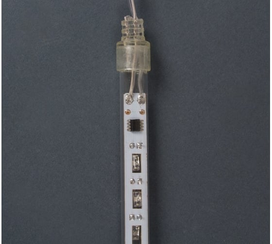 Светодиодная уличная сосулька Luazon Тающая LED-18-220V белый 678891