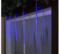 Светодиодная уличная сосулька Luazon Тающая LED-18-220V синий 678892