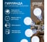 Садовая гирлянда на солнечной батарее Gauss Solar, 10 LED ламп, большие шары, белый свет GS033 4