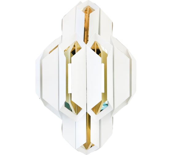 Настенный светильник бра Lumina Deco Piramid LDW 6021-2 WT+GD 1