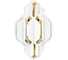 Настенный светильник бра Lumina Deco Piramid LDW 6021-2 WT+GD 1