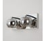 Настенный светильник бра Lumina Deco Tosso LDW 8066-2-150 CHR 2