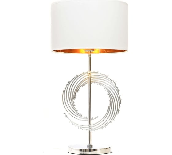 Настольная лампа Lumina Deco Fabi LDT 5531 CHR+WT 1
