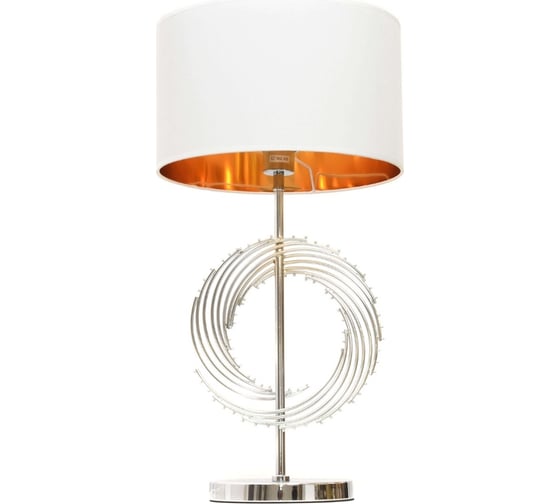 Настольная лампа Lumina Deco Fabi LDT 5531 CHR+WT