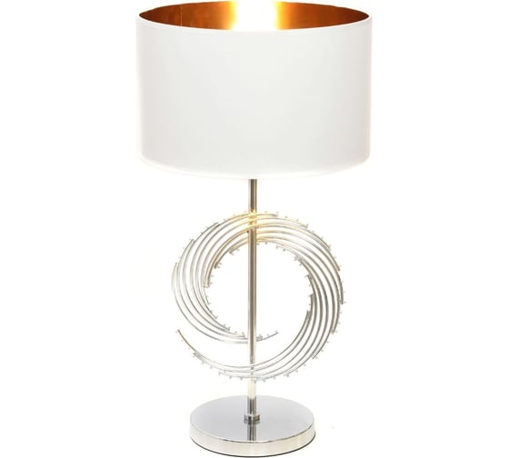 Настольная лампа Lumina Deco Fabi LDT 5531 CHR+WT