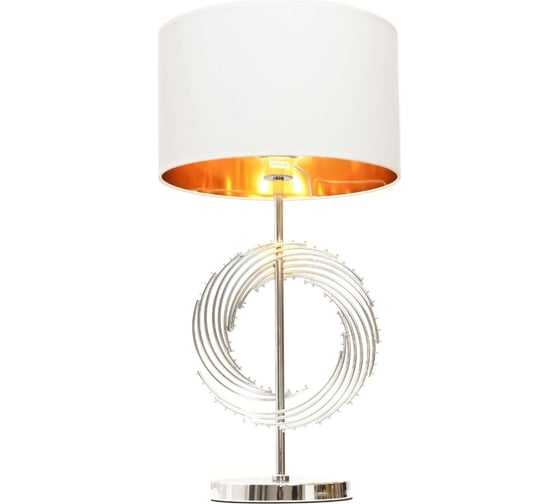 Настольная лампа Lumina Deco Fabi LDT 5531 CHR+WT
