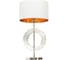 Настольная лампа Lumina Deco Fabi LDT 5531 CHR+WT 2