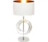 Настольная лампа Lumina Deco Fabi LDT 5531 CHR+WT 3