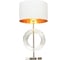 Настольная лампа Lumina Deco Fabi LDT 5531 CHR+WT 4