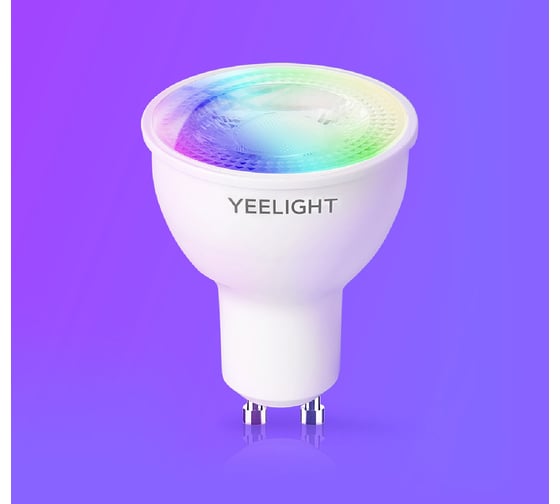 Умная лампа Yeelight GU10 Smart bulb Multicolor YGYC0120003WTEU