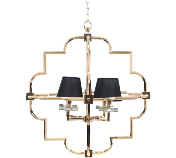 Подвесная люстра Lumina Deco Baltimore LDP 8020-4 GD+BK