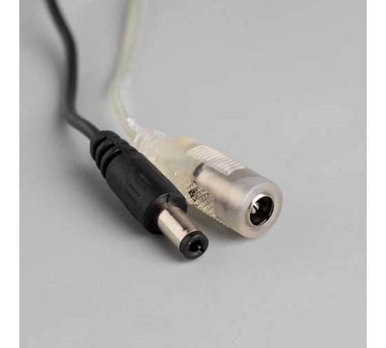 Гирлянда-нить Luazon ROSA Мишура, IP20, 2 м, Н.С. LED-200-12V, БП в комплекте, фиксинг, белый 5198408