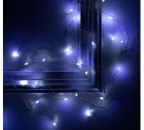 Гирлянда-нить Luazon ROSA Мишура, IP20, 5 м, Н.С. LED-100-5V, USB, фиксинг, белый 5198384