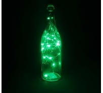Гирлянда-нить Luazon ROSA Пробка, IP20, 2 м, Н.С. LED-20-4.5V, 3хLR44, фиксинг, зеленый 2433905
