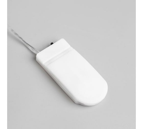 Гирлянда-нить Luazon ROSA Мишура, IP20, 2 м, Н.С. LED-50-6V, 2хCR2032, фиксинг, мультиколор 5198395