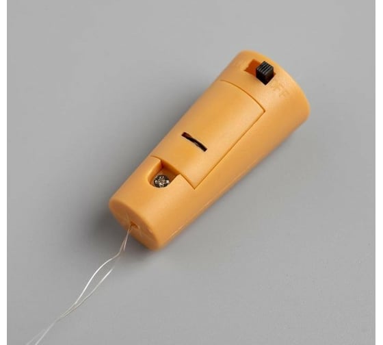 Гирлянда-нить Luazon ROSA Пробка, IP20, 2 м, Н.С. LED-20-4.5V, 3хLR44, фиксинг, синий 2433903