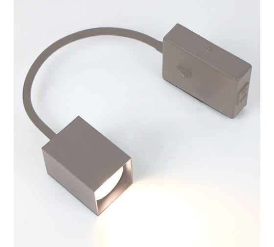 Светильник бра General Lighting Systems на гибком основании с выключателем на корпусе серия Библиотека GWL-GU10-M-IP20 661936