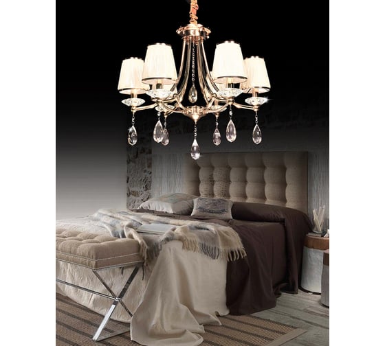 Подвесная люстра Lumina Deco Dominni LDP 9268-6 GD