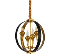 Подвесная люстра Lumina Deco Demetra LDP 1225-4 BK+GD