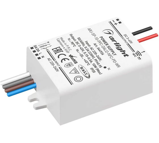 Блок питания Arlight ARJ-SP-10-PFC-DALI2-NFC-PD-WR 1шт 044926