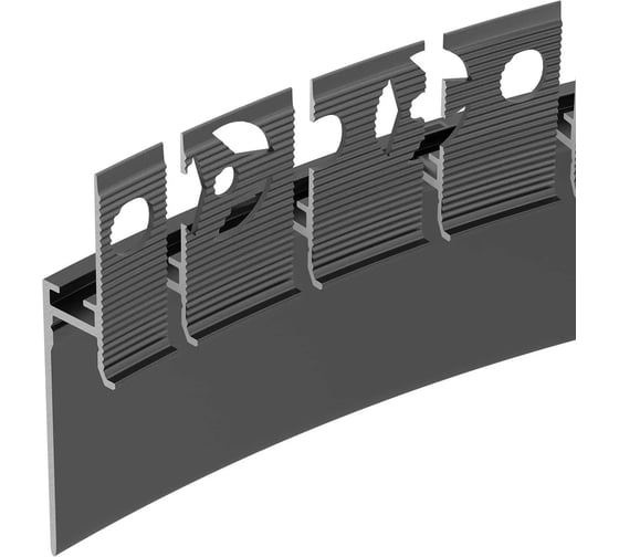 Профиль Arlight PLINTUS-FANTOM-BENT-H35-SIDE-2000 BLACK 2м 043676(1)