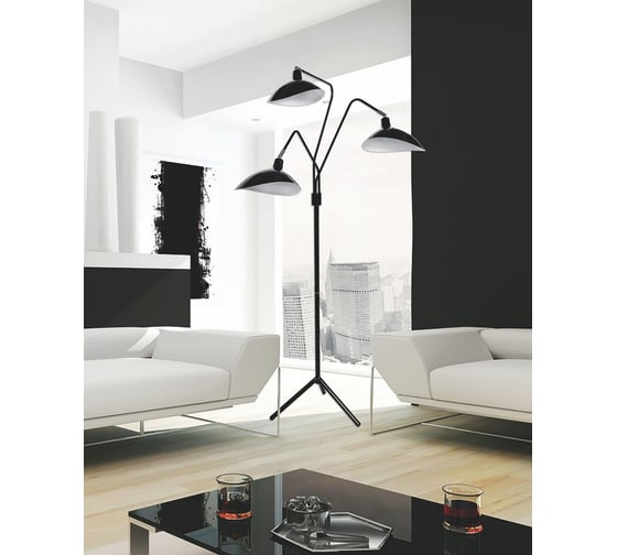 Торшер Lumina Deco Adarrio LDF 511-3 BK