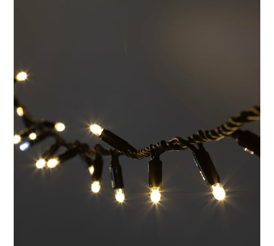 Гирлянда ЭРА ERAPSNK3 Нить 30LED, 3 м, теплый свет, 220В, IP65 Б0051886 1