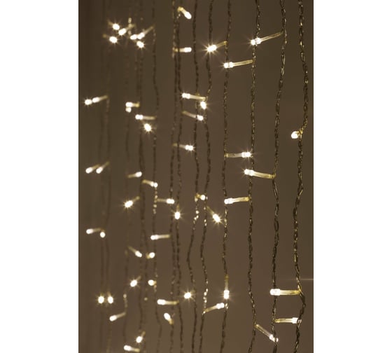 Светодиодная новогодняя гирлянда ЭРА теплый белый, 400 LED, IP20 ЕNIG-400W Б0051873