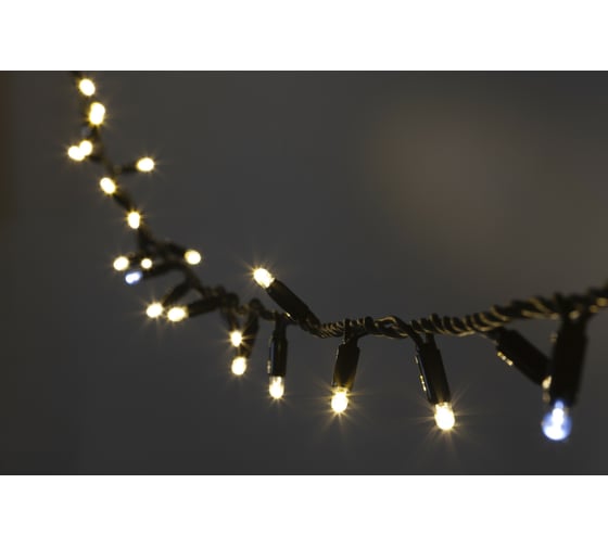 Гирлянда ЭРА ERAPSNP3 30LED нить 3 м, теплый свет, ПВХ, 220В, IP65 Б0051887