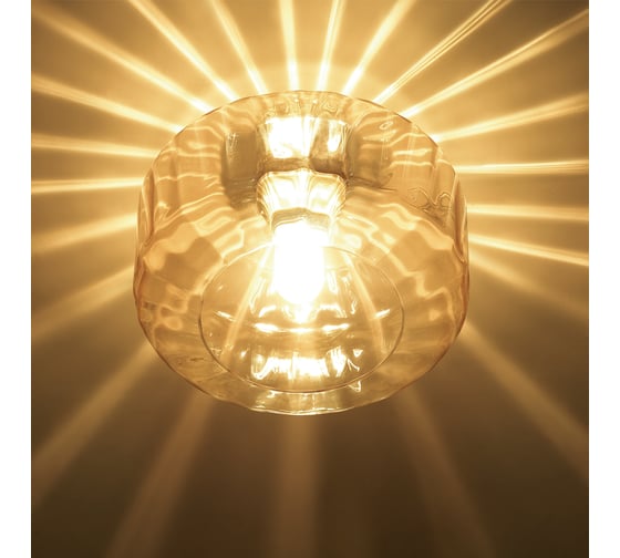 Потолочный светильник ODEON LIGHT стекло E27 1*60W BINGA 4747/1C