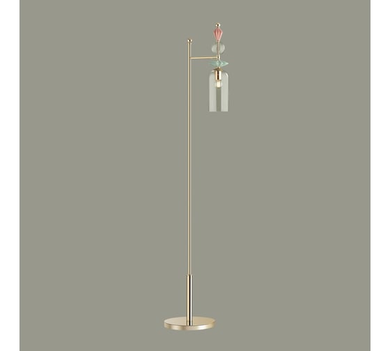 Торшер ODEON LIGHT стекло E14 1*40W BIZET 4855/1F