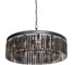Люстра IMPERIUMLOFT RH Rhys Smok Glass Prism Round Chandelier 80 156514-22 1