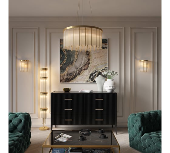 Торшер ODEON LIGHT стекло E14 12*40W YORK 4788/12F