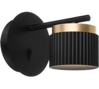 Настенный светильник WOLTA MUSE под лампу GX53, Черный/Золото WSL-GX53/W19BG