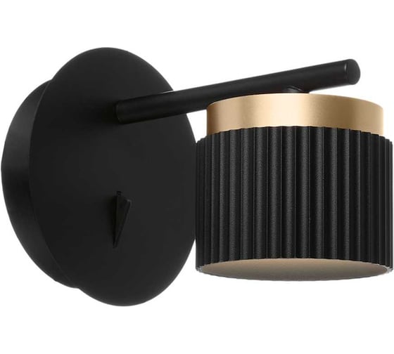 Настенный светильник WOLTA MUSE под лампу GX53, Черный/Золото WSL-GX53/W19BG