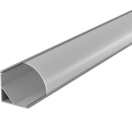 Профиль WOLTA алюминиевый, угловой, накладной, серый, 16x16x2000мм, толщина 0,3 м WAP-S-16/16/2000-A-LITE