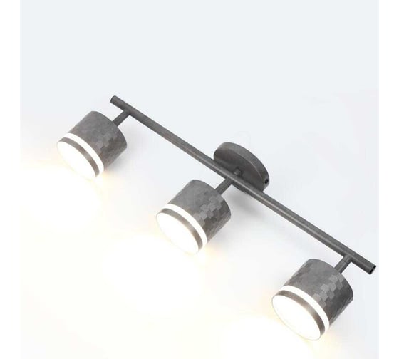 Светильник спот накладной на основании General Lighting Systems серия Кирпич GWL-3GX53-M-IP20, под 3 лампы GX53 до 50 Вт 662055