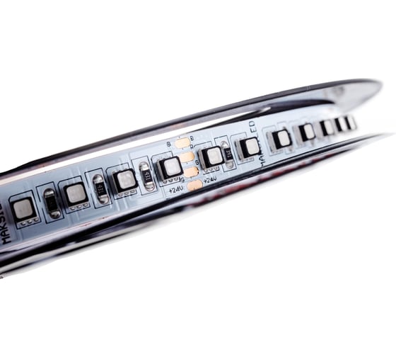 Светодиодная лента MAKSILED 24В, 24Вт/м, 120 д/м, IP20, 5м, RGB, ML-R120-3535-RGB-S