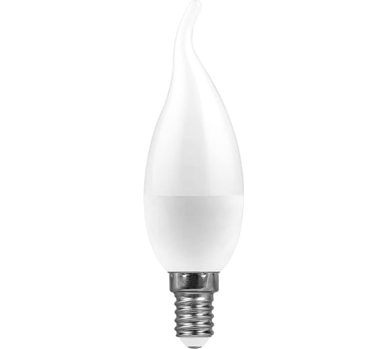 Светодиодная лампа FERON LB-570 Свеча на ветру E14 9W 6400K 38136