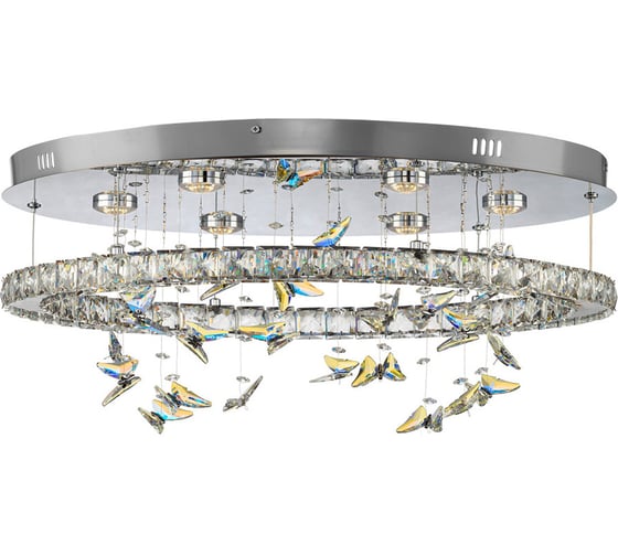 Люстра Citilux ETERA LED хрустальная с пультом CL322050